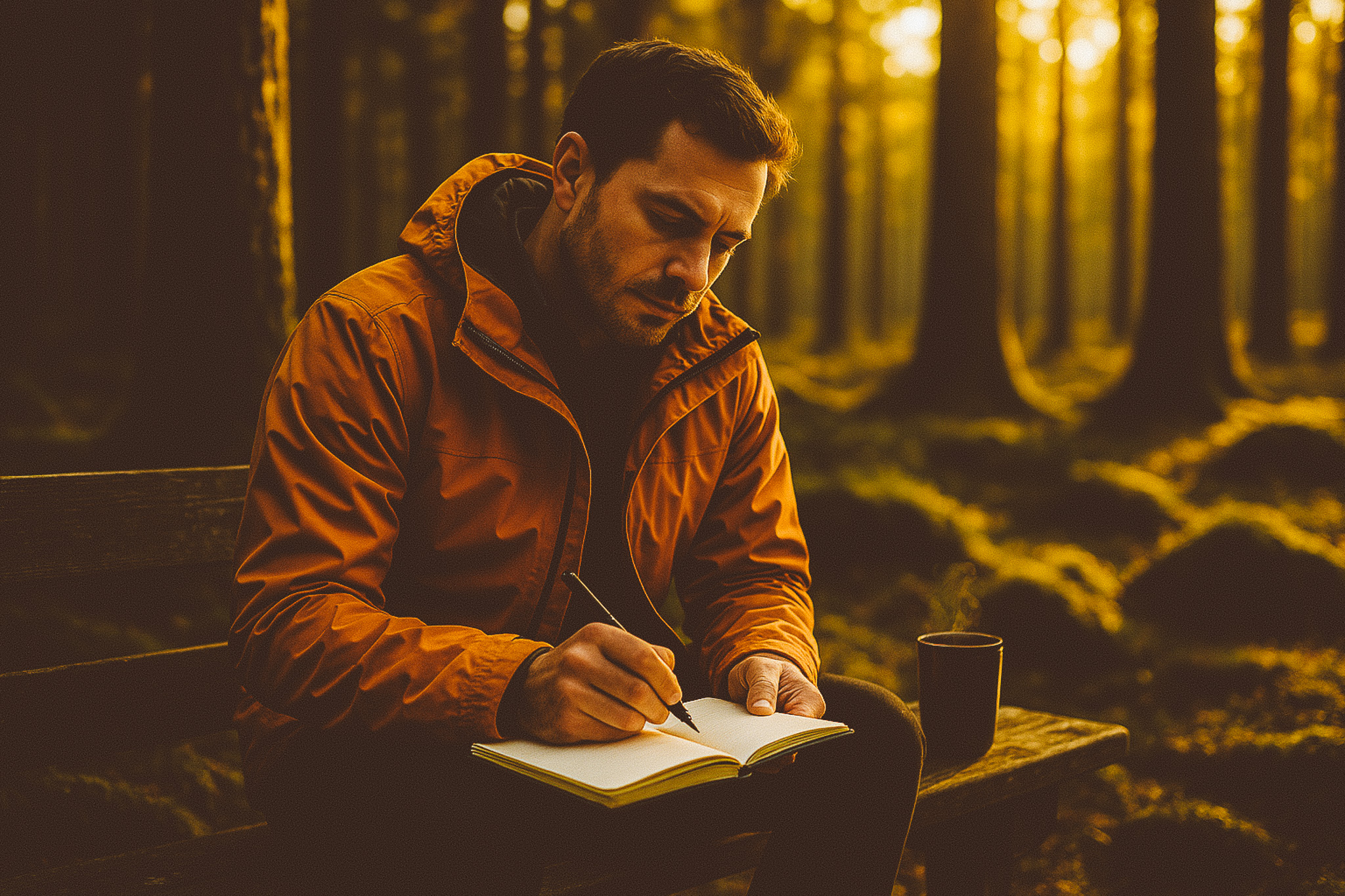 Hittra Blog Achtergrond - Forest Reflection